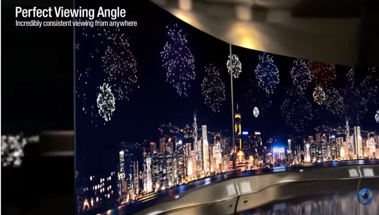 Amazing World’s First Curved Ultrathin OLED TV by LG