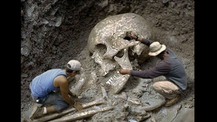 Amazing Giant Human Skeleton Discovered