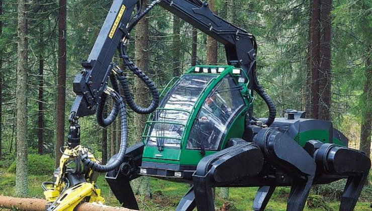 Amazing Tree Harvesting Machine in the World