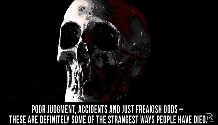 10 People who were Killed by the Strangest Things!
